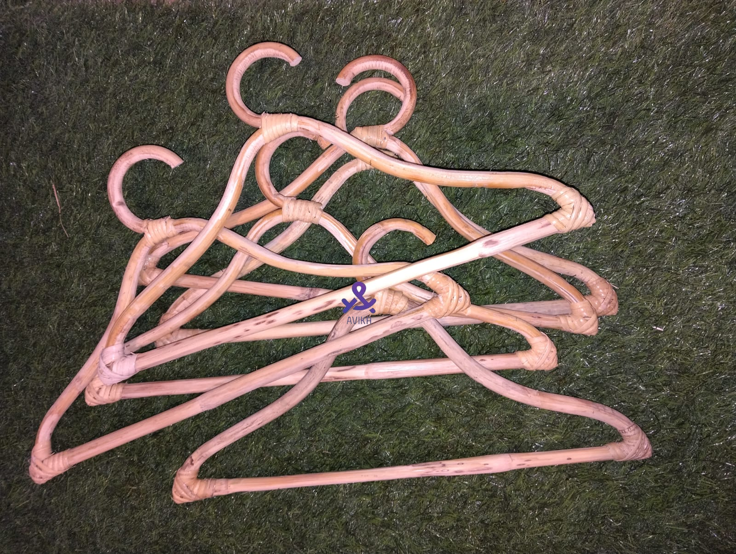 Cane Clothes Coat Hanger – Pack of 3