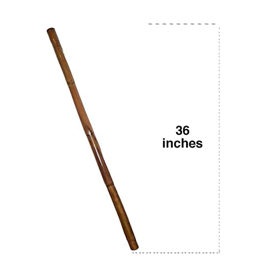 Bamboo Cane Stick | 3 ft Animals Rescue Stick | Morning Walk Stick – Pack of 1
