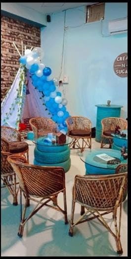Cane Chair, Kursi with Cushion