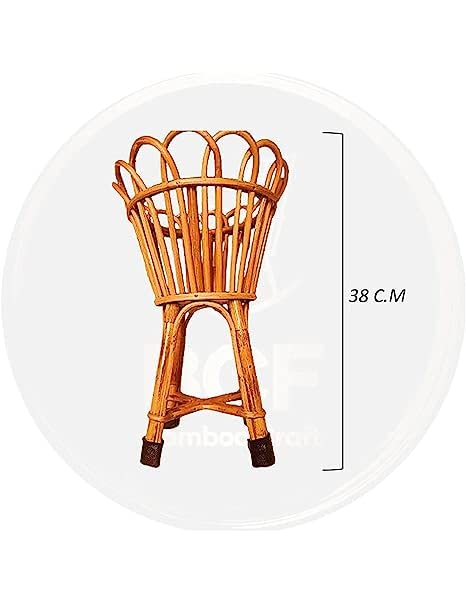 Bamboo cane planter stand for home, balcony, garden, Flower Pot Stand (pack of 2)