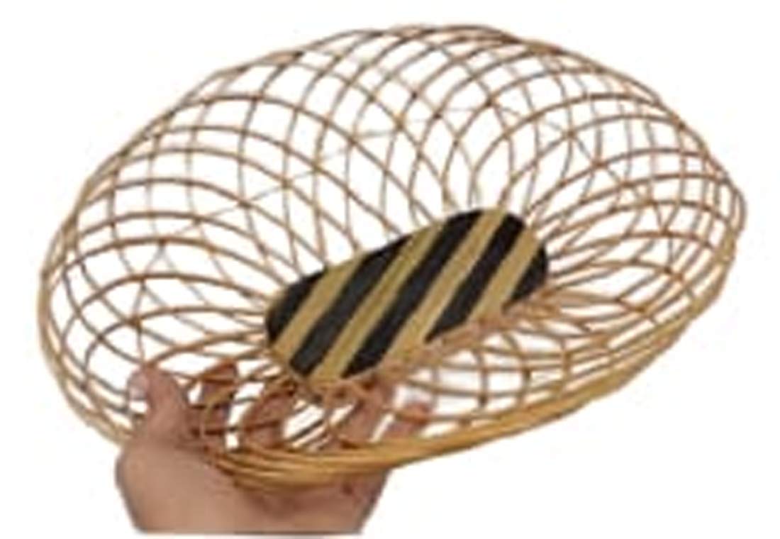 Bamboo Cane Oval Basket for Gift Packing, Dry Fruit Basket, Fruit Basket,Storage Baskets Shelf Baskets, Decor Your Dinning Table