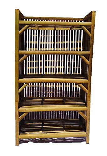 Bamboo Cane Rack for Books and Shoes