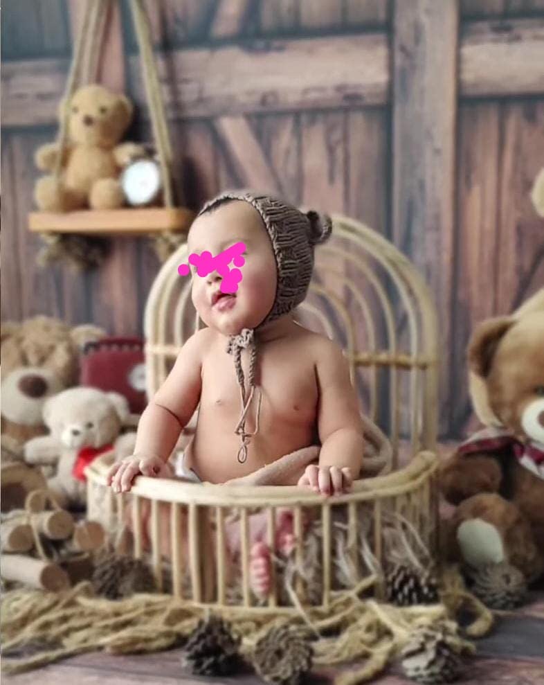 Baby Photoshoot Prop – Perfect Newborn Photography Basket with Customization Options