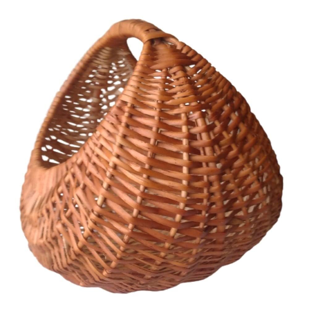 Cane Multipurpose Pooja Basket |Flower Baskets | Hamper Baskets |Basket for Gift Hamper | Wicker Basket | Rattan Basket