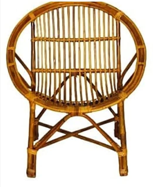 Cane Bamboo Chair for Lawn Chair, Arm Chair, Room Chair, Indoor Outdoor with Cushion