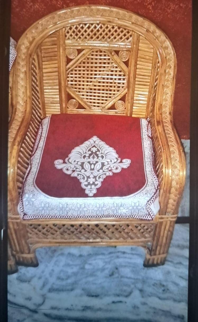 Cane Bamboo Sofa Chair,Kursi for Garden,Living Room,Home, Dining Room, Bedroom