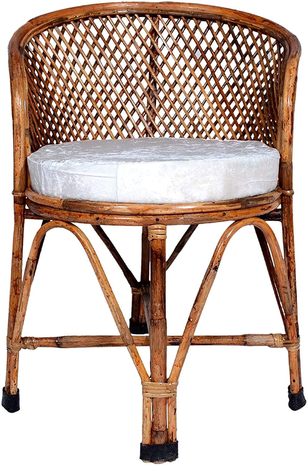 Cane Chair Set for Balcony, Lawn, Indoor & Outdoor with Table (4 Chairs + 1 Table)