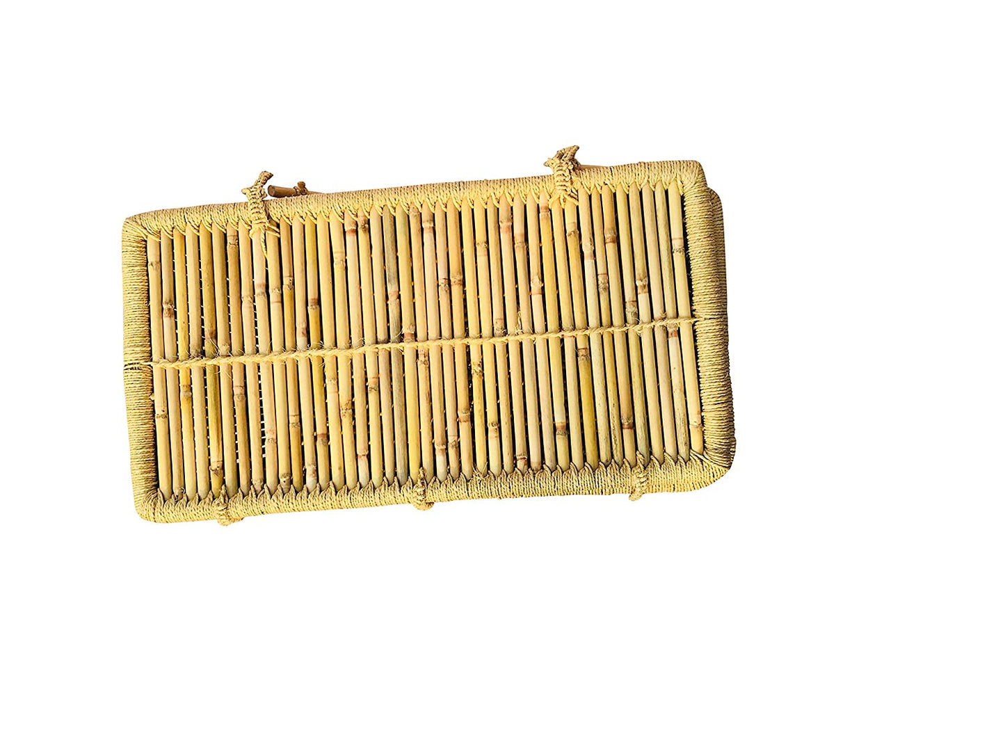 Cane Bamboo Laundry Basket 75x42x49 CM - Multicolor