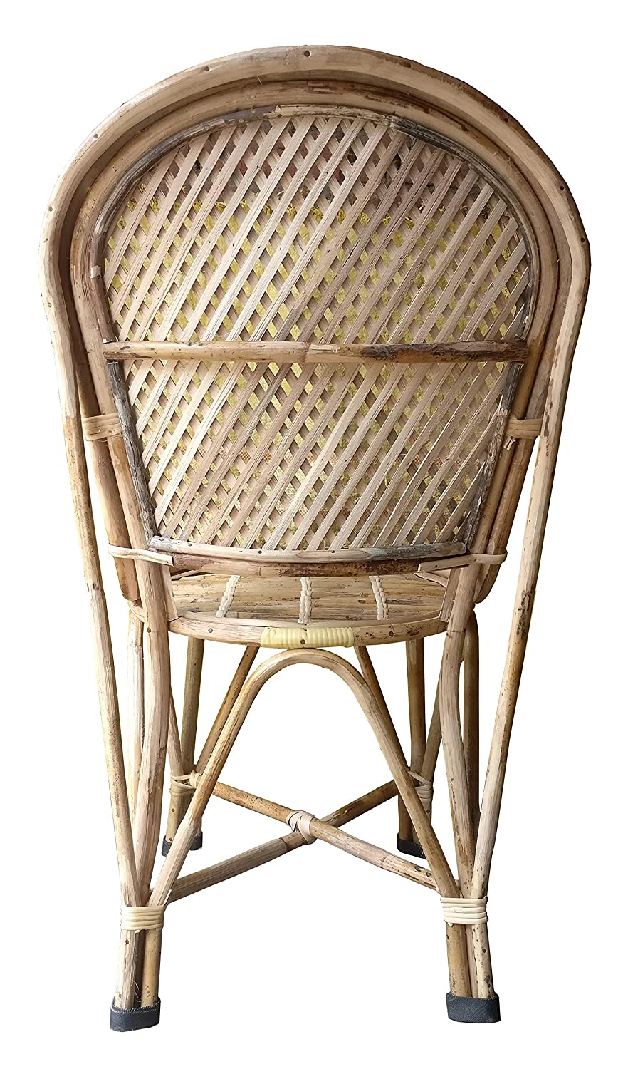 Cane Dining Chair with Cushion | Office | Balcony | Garden | Livingroom | Indoor & Outdoor Chair for Adults