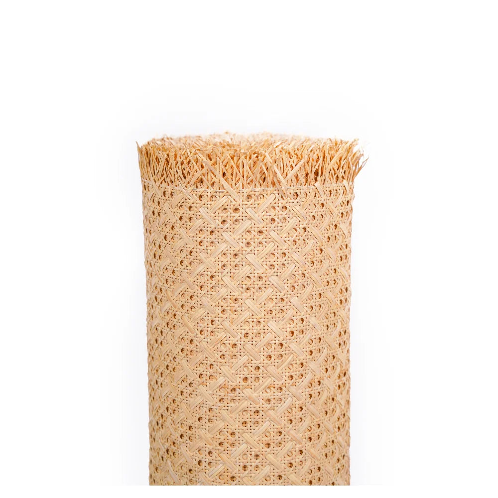 Cane weaving mat, Cane webbing, cane mesh for all kinds of furniture (W :24 INCH, L : 50 FT) (Floral Webbing)
