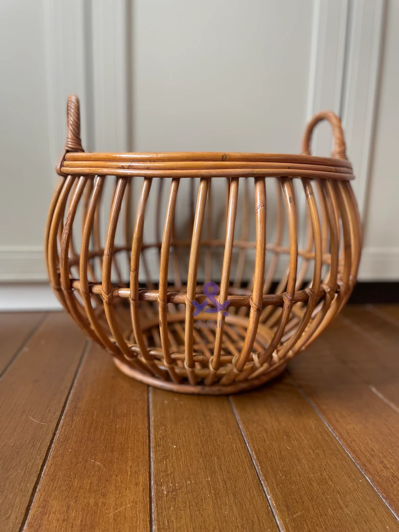 Rattan Cane Cat Basket, Perfect bed for your little pet at home.