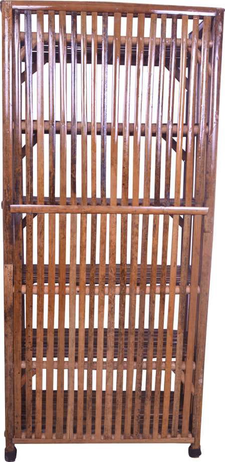 6 Tier Bamboo Storage Rack – 60x30x125 cm Multipurpose Wooden Shelf for Kitchen, Home, Office, Books, Shoes & More – Fully Assembled