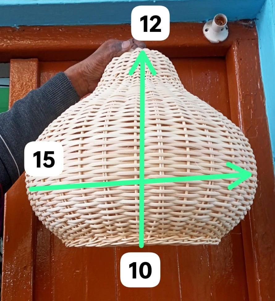 Bamboo cane Hanging lampshade, Hanging Light, Pendant Light, Indoor Outdoor Lighting for resort, hotels, cafe, restaurant, home
