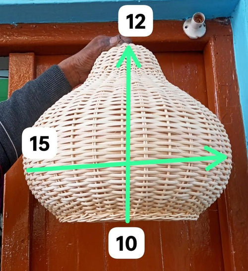 Bamboo cane Hanging lampshade, Hanging Light, Pendant Light, Indoor Outdoor Lighting for resort, hotels, cafe, restaurant, home