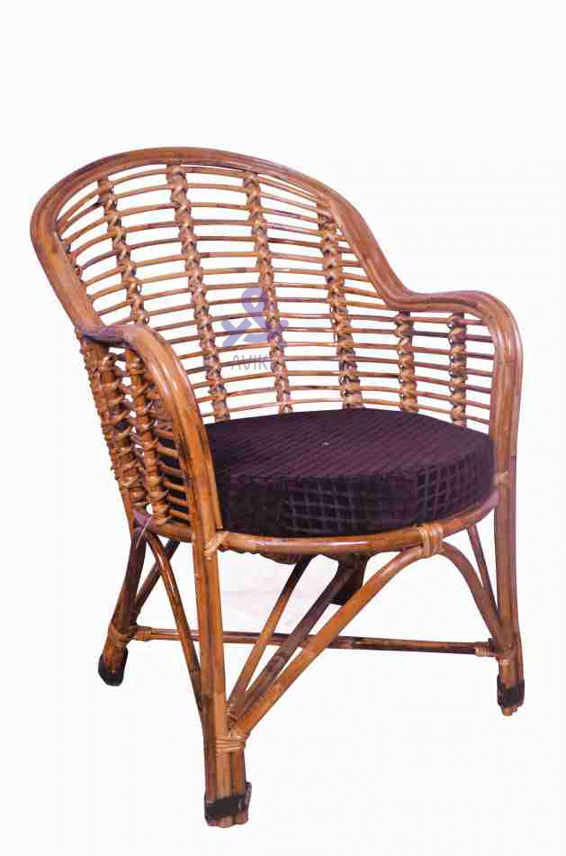 Bamboo Cane Chair for Home, Office, Garden & Balcony with Table (Set of 2 with table)