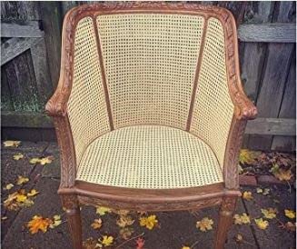 Cane Weaving Mat | Cane Webbing | Cane Mesh for Furniture (W: 24 INCH, L: 50 FT) – Grid Webbing