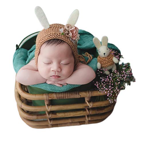 Bamboo Cane square posing basket for Photo Posing Props,Baby Photography Photoshoot