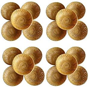 Handmade Small Bamboo Basket for Wedding and Daily Use Purpose (10 pcs)Size 7 inch