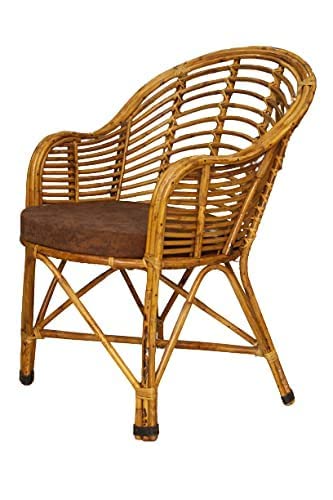 Cane Chair with Small Table for Living Room, Home, Dining Room, Bedroom, Kitchen, Office, Outdoor & Garden