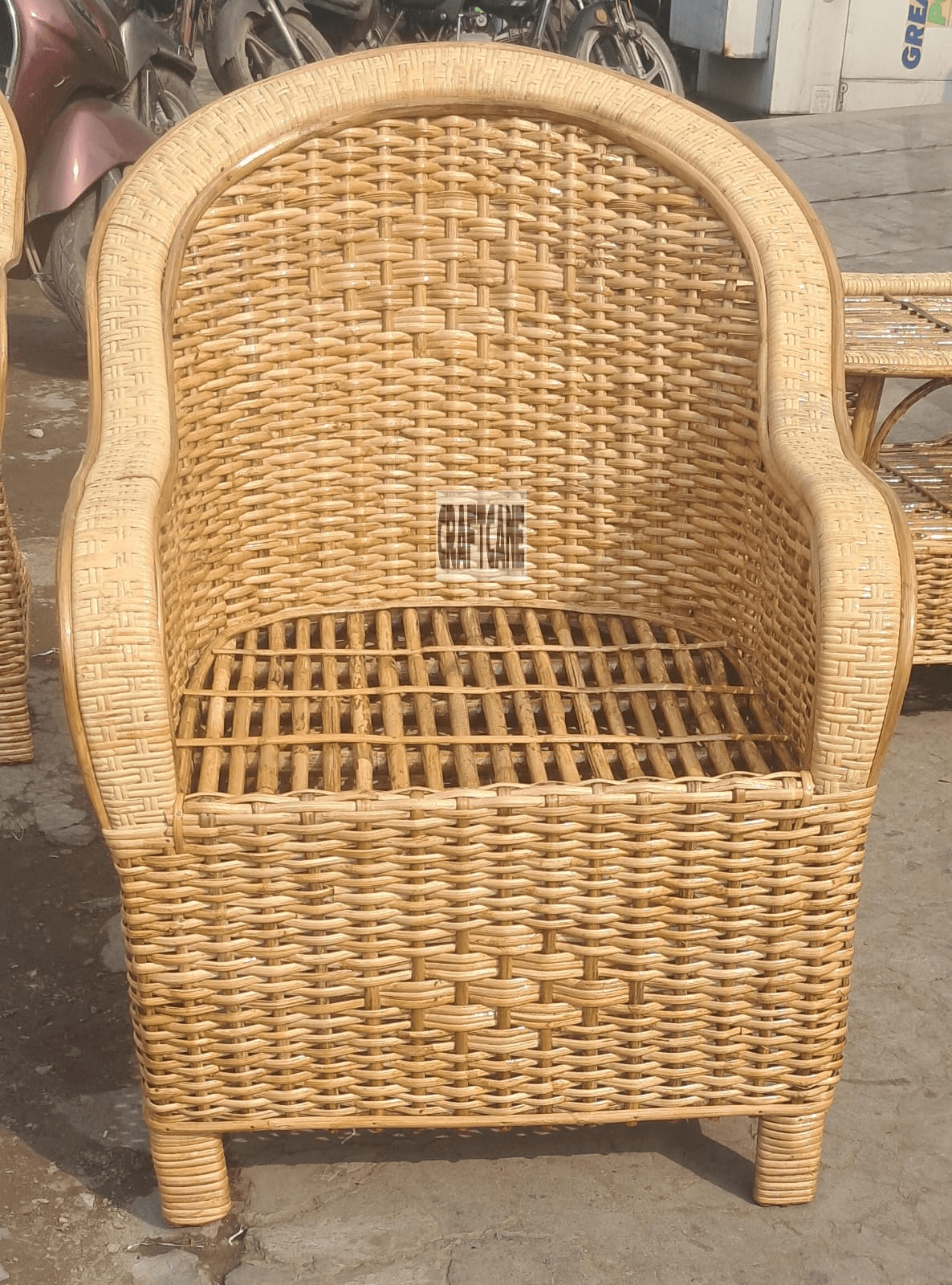 Cane Sofa Chair for Garden ,Living Room, Dining Room, Bedroom, Office, Outdoor,Cafe,Restaurant