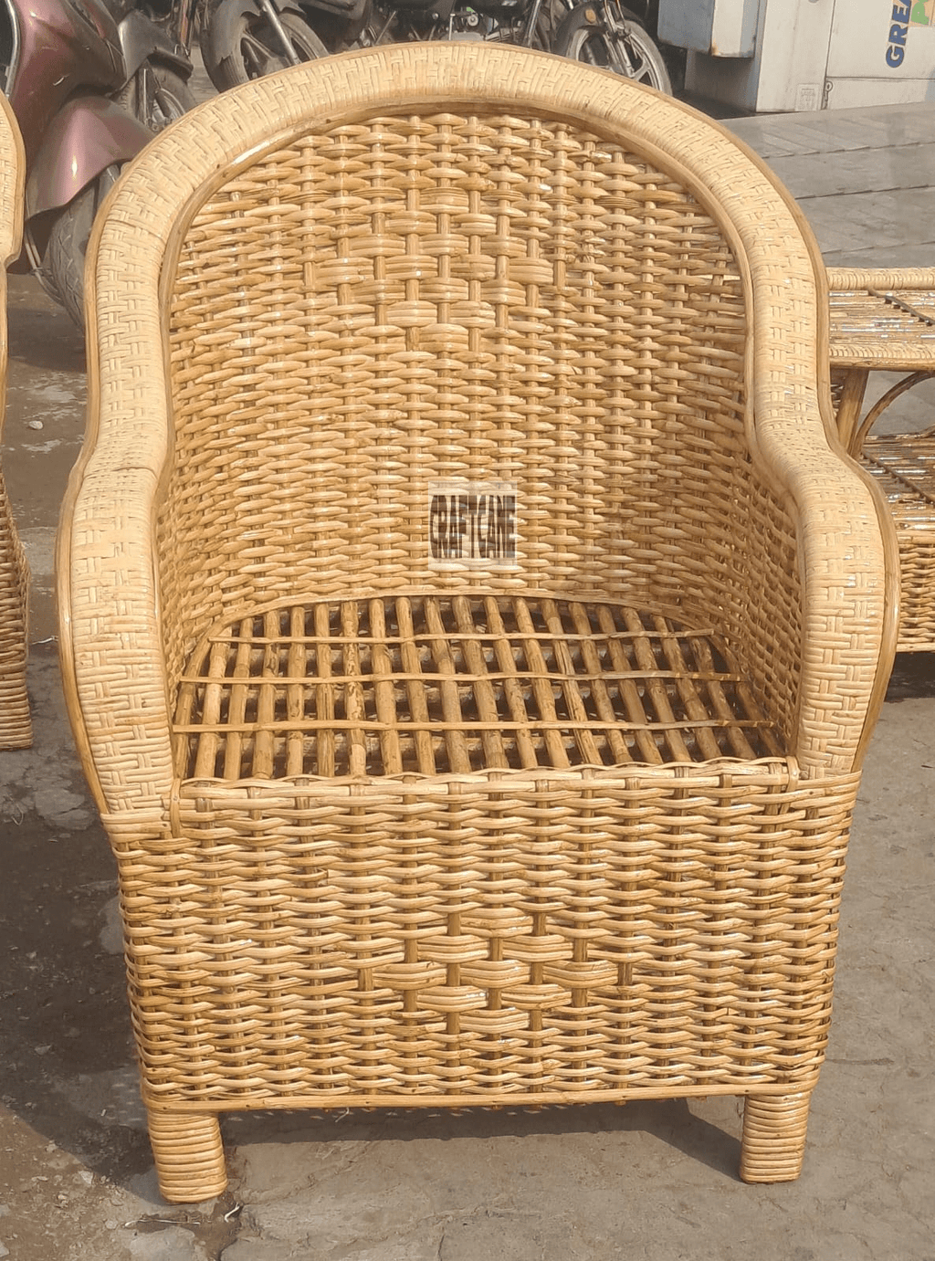 Cane Sofa Chair for Garden ,Living Room, Dining Room, Bedroom, Office, Outdoor,Cafe,Restaurant