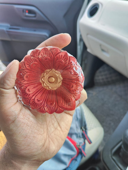 Elegant Multicolor Diwali Diyas – Pack of 6 Handcrafted Floral Lamps for Festive Décor