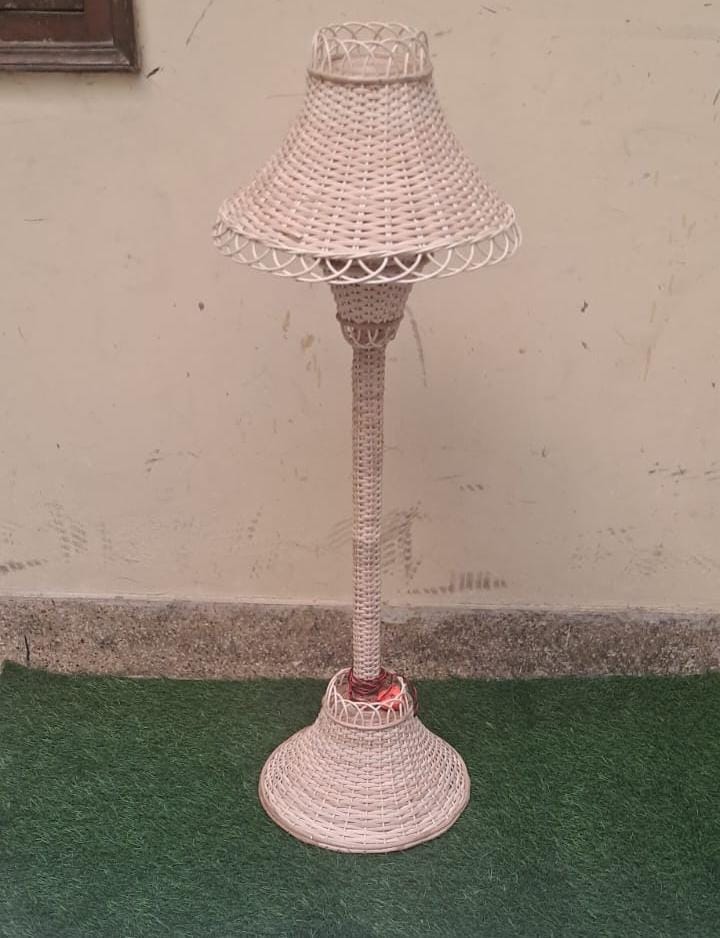 Bamboo Cane Floor Lamp Shade for Living Room, Bedroom,Side Lamps shade Light Decoration for Home(Without Bulb)Pack of 1