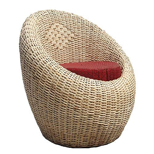 Cane Apple Bamboo Five Seater Sofa Set with Table and Cushion