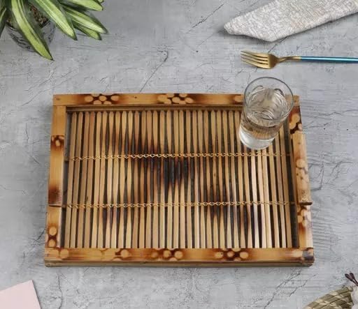 Bamboo Serving Tray, Dinning Table Tray, Choclate Tray, Serving Tray for 10 Peoples