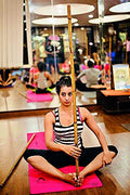 Bamboo Cane Stick for yoga block, Walking Cane, Balance, Strength Training & Stretching 6ft Wooden Yoga Stick for Exercise, Gym Stick Fitness,Physical Rehabilitation - Pack of 1