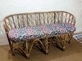 Cane Sofa with Cushions – Perfect for Home, Office, Garden, Hotel, and Outdoor Use