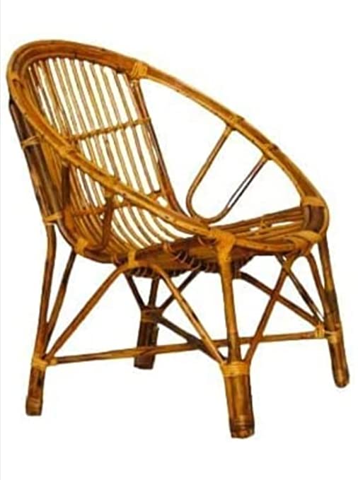 Cane Bamboo Chair for Lawn Chair, Arm Chair, Room Chair, Indoor Outdoor with Cushion