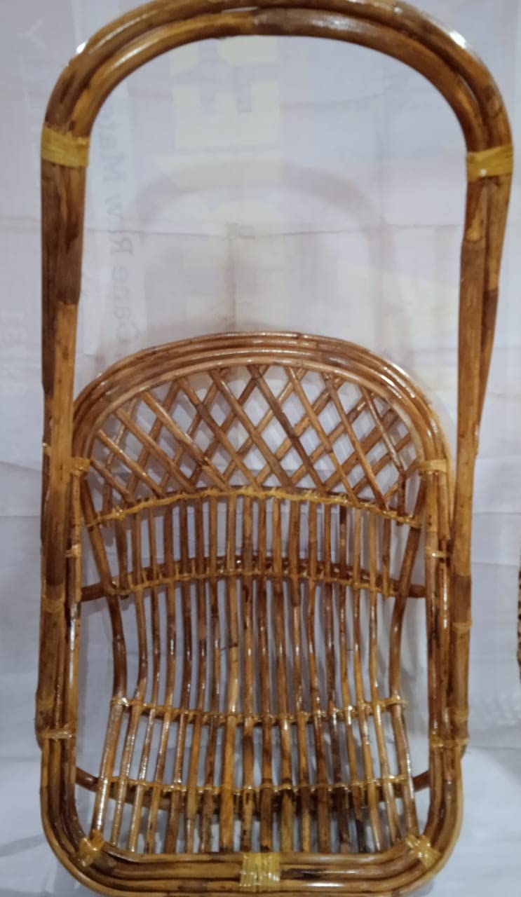 Rattan Cane Swing Chair for Adults with Chain and Cushion