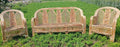 Stylish & Durable Bamboo Cane Sofa Set for Living Room, Lawn, Balcony & Resort(1 sofa +2 chair)