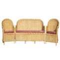 Cane Weaving Sofa Set with Table