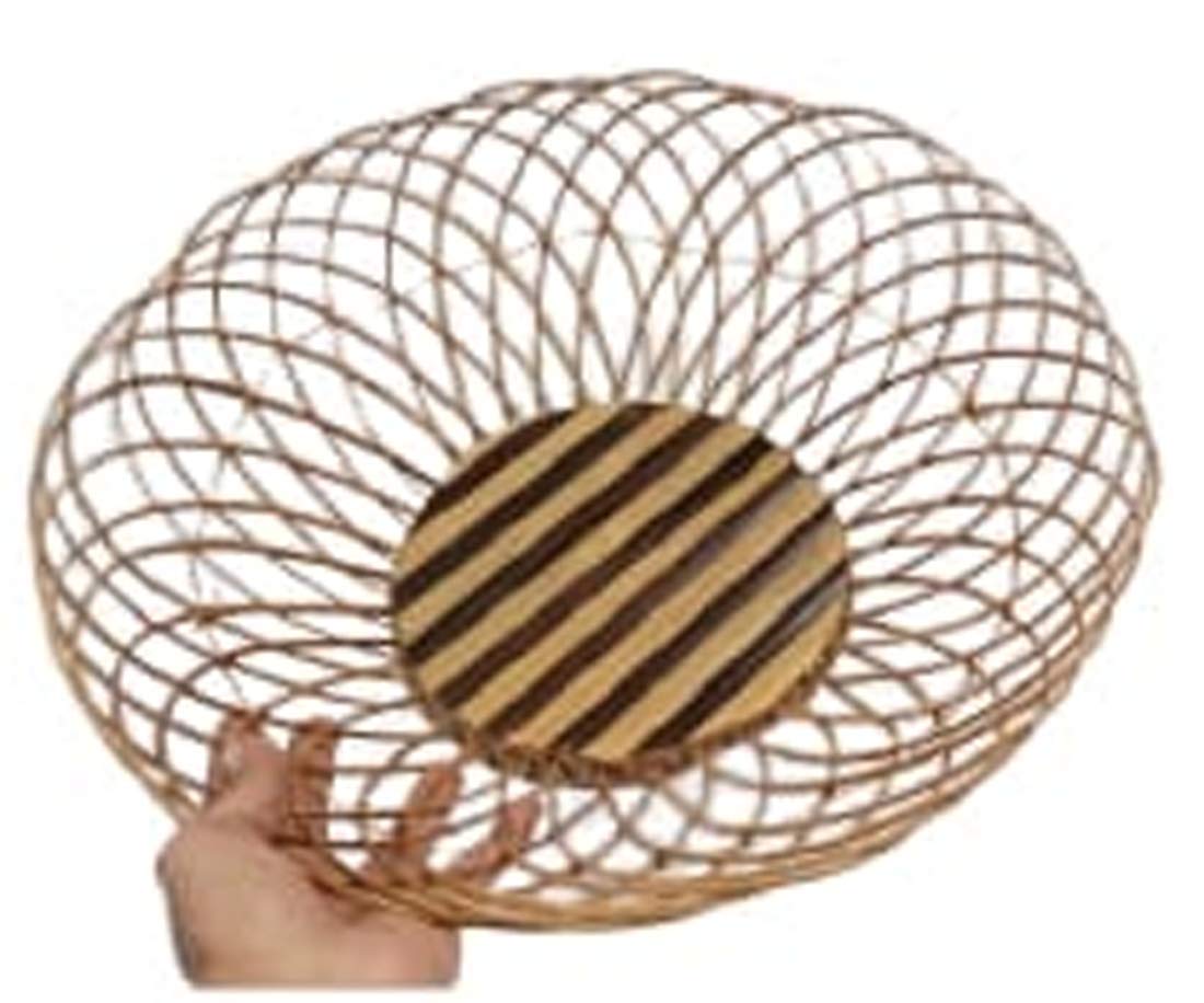 Bamboo Cane Round Basket – Perfect for Gifting, Storage, and Decor