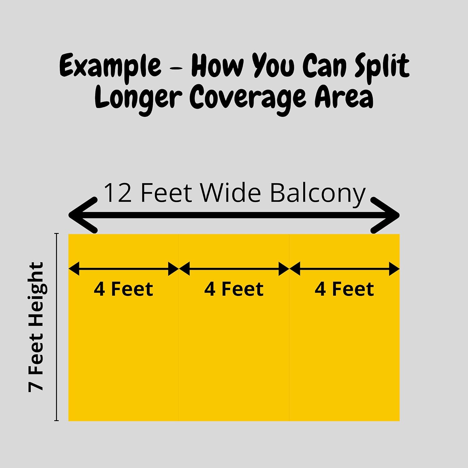 Bamboo Chick Blinds, Balcony Blinds For Sun Protection, Chick/Curtain for Balcony, Windows, Outdoors, Door, Kitchen (5 Feet Width X 5 Feet Height)