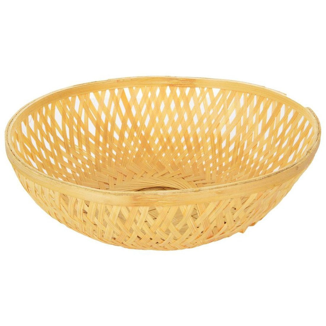 Bamboo Basket for Home, Kitchen, Vegetable & Fruit Storage, Roti Storing, Gift Packaging (Pack of 10)