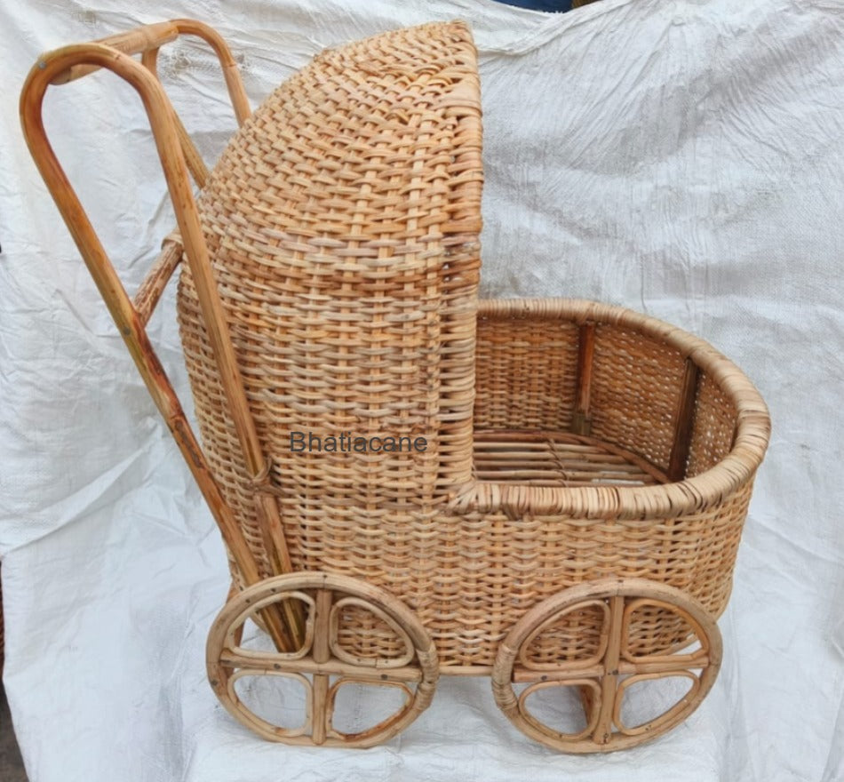 Cane Baby Stroller for Kids - Perfect for Newborn and Toddler Photoshoots | Kids Photography Props
