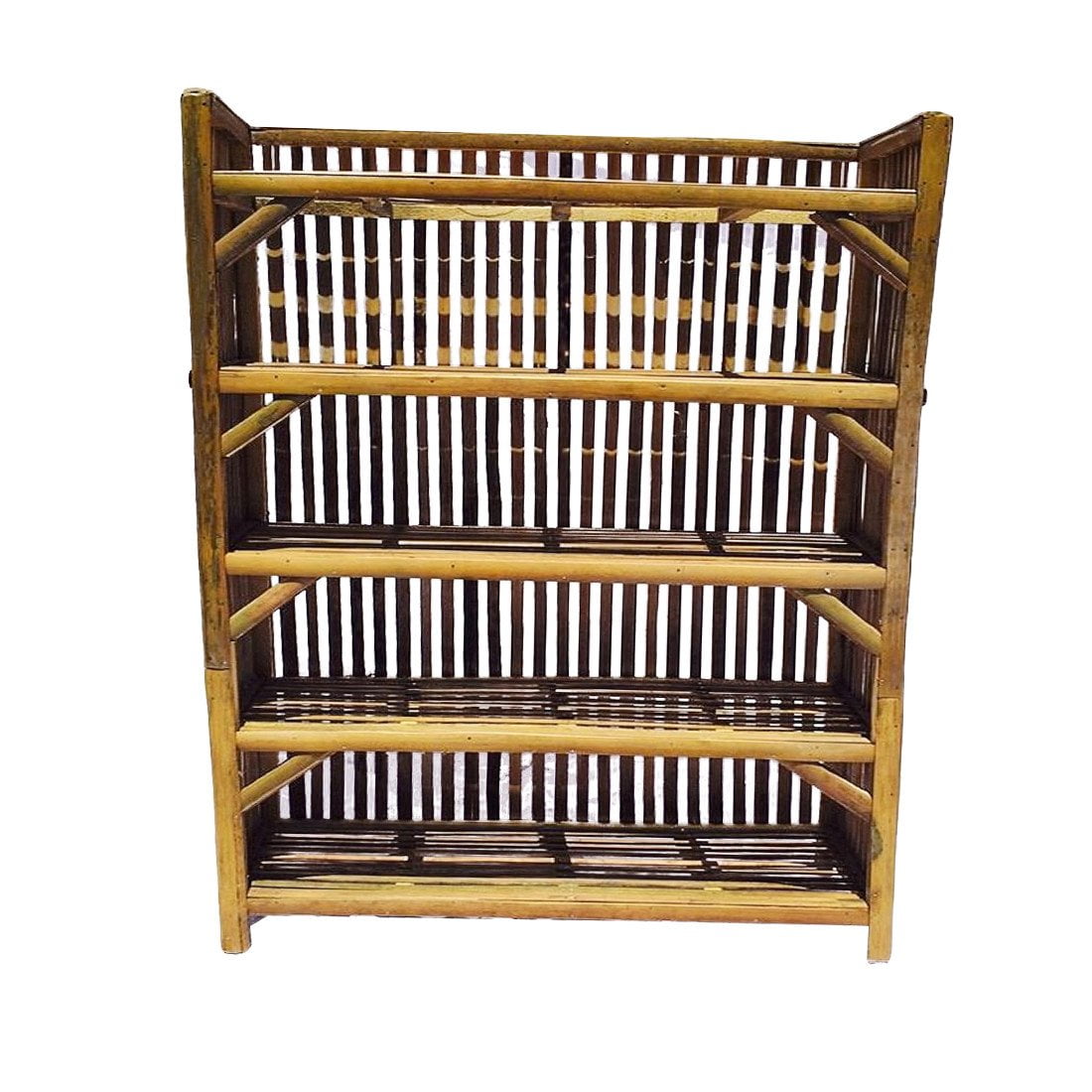 Bamboo Rack Books and Shoes (Brown)