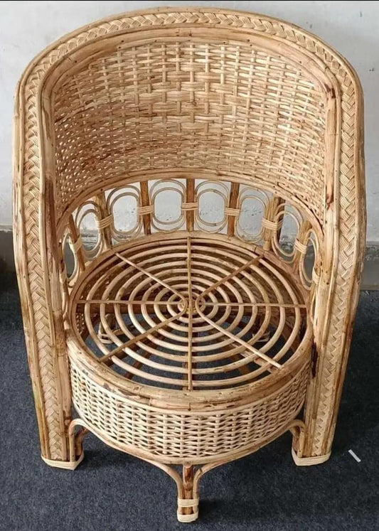 Cane Bamboo Sofa Chair,Kursi for Garden ,Terrace , Living Room, Dining Room, Cafe, Pubs, Bars, Restaurants, Indoor / Outdoor, Lawn, Cafeteria, Balcony