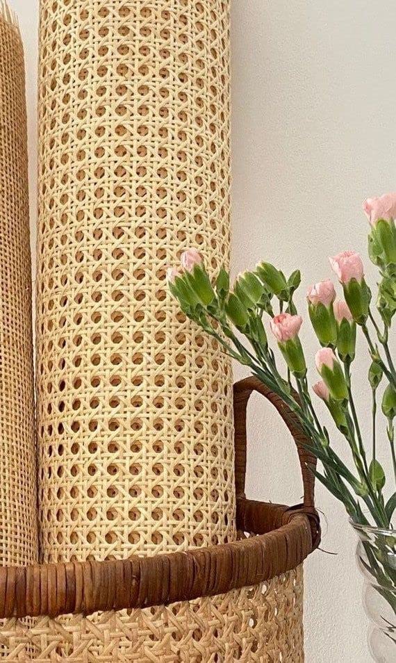 Cane Weaving Mat Roll | Cane Webbing | Cane Mesh for Furniture, Basket, Chair, Cabinet, Almirah (18x48 inches)