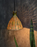 Handmade Bamboo Hanging Lamp Shade for Dining Room, Living Room, Corrido, Bar, Restaurant, Coffee house,Ceiling Lamp Shade