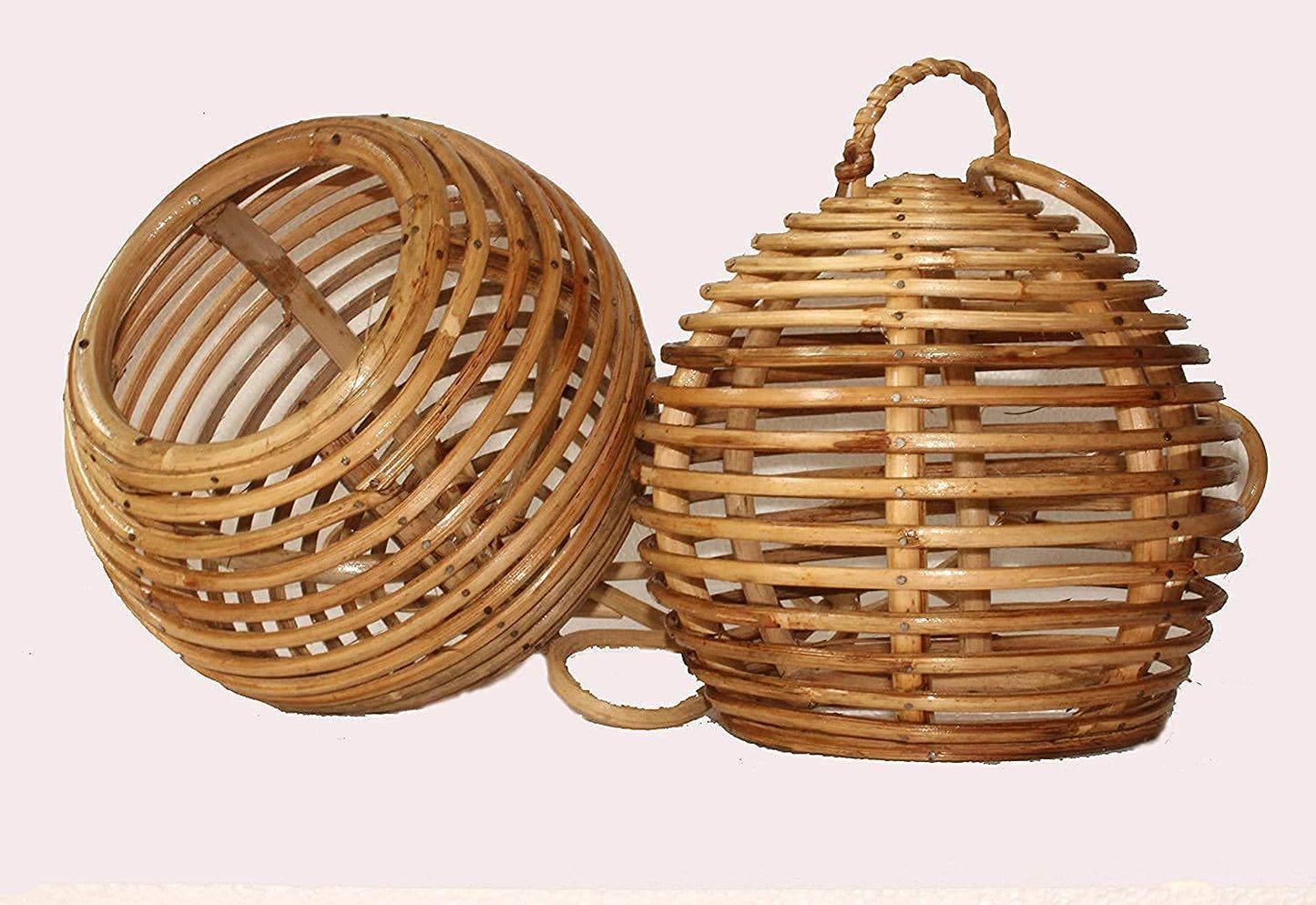 Bamboo Cane Hanging Lamp shade,Ceiling Light, Indoor Outdoor Lighting