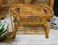 Cane Table, Coffee Table,Tea Table, Serving Table, Center Table for Living Room(Glass not Included)(RAJ)