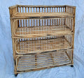 Cane (Bait) Strong Shoe Rack Wooden Slipper Stand Utility Rack Planter Stand Bookshelf Space Saving Shelf for Home Kitchen
