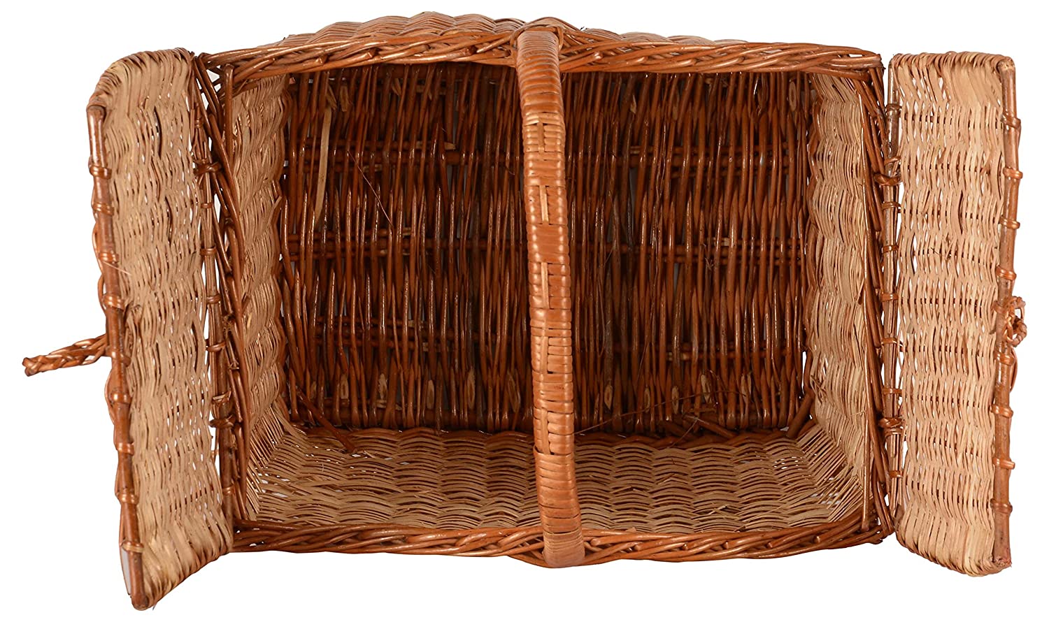 Cane Laundry Basket, Picnic Basket, Toy Basket, Multipurpose Basket with Handle