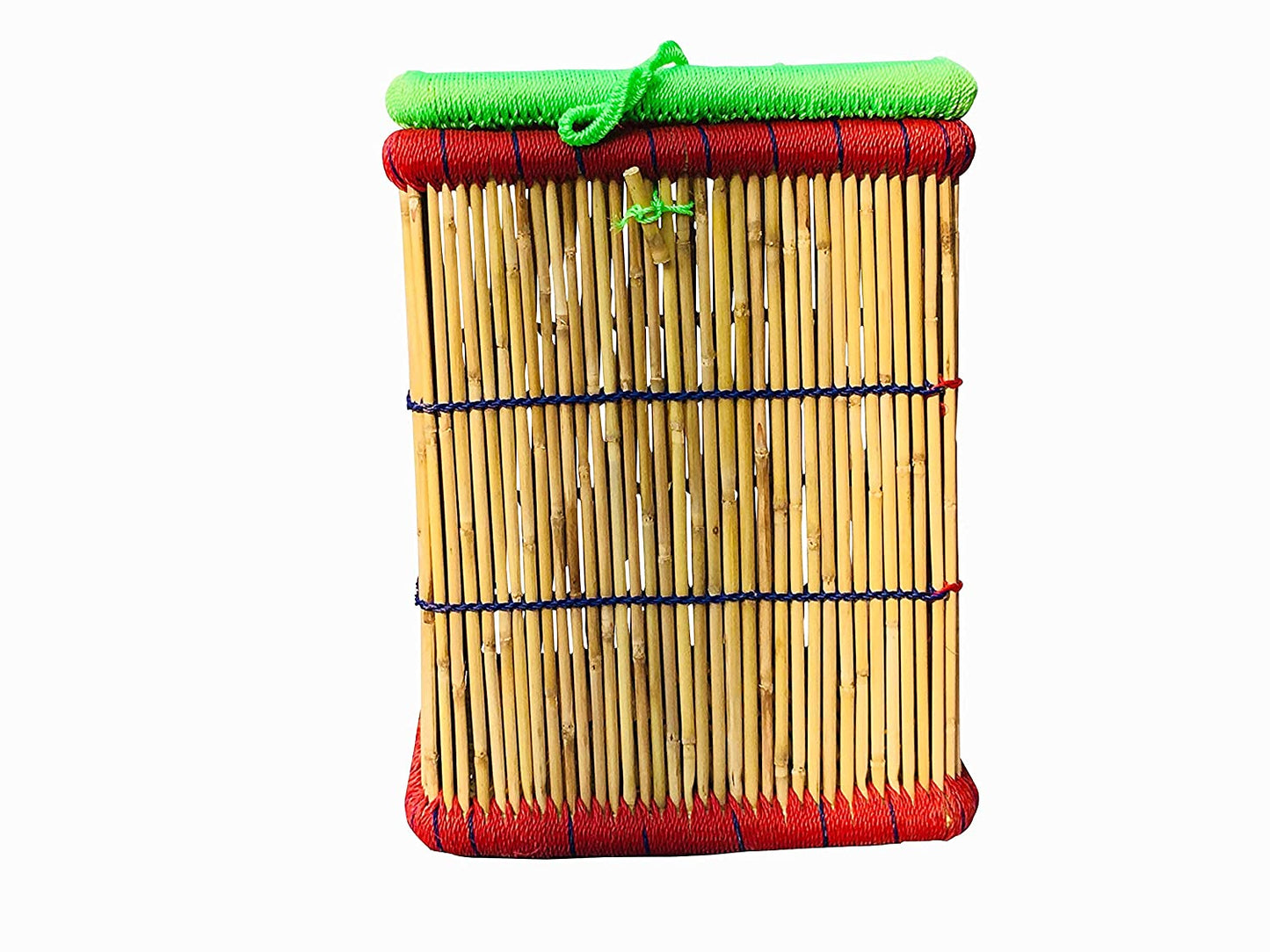 Cane Bamboo Laundry Basket Small - Multicolor