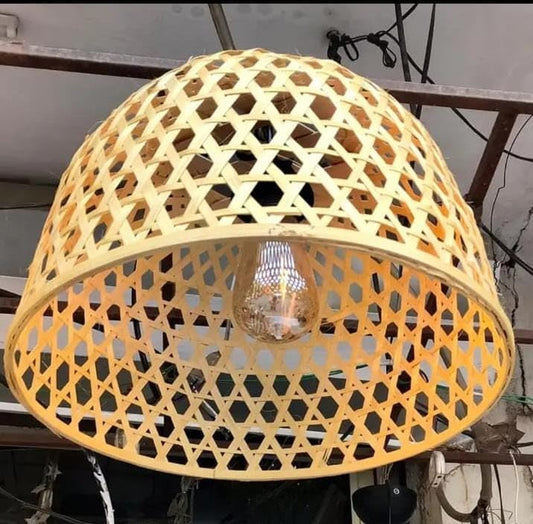 Bamboo Hanging Lamp Shades,Pendent Lamp Shade,Hanging Lights for Dining Room, Living Room,Hotel,Cafe,Home Corrido, Bar, Restaurant, Coffee house (jaal)