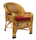Cane Bamboo Sofa Chair,Kursi for Garden,Living Room,Home, Dining Room, Bedroom, Kitchen, Office, Outdoor,Cafe,Restaurant Balcony